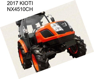 2017 KIOTI NX4510CH