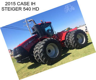 2015 CASE IH STEIGER 540 HD