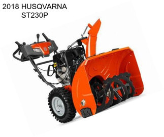 2018 HUSQVARNA ST230P