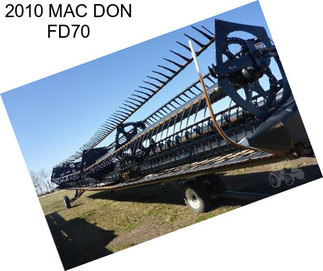 2010 MAC DON FD70