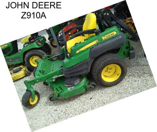 JOHN DEERE Z910A