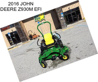 2016 JOHN DEERE Z930M EFI