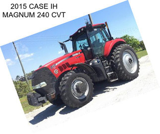 2015 CASE IH MAGNUM 240 CVT