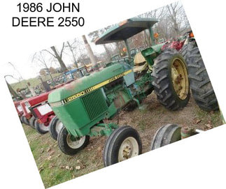 1986 JOHN DEERE 2550