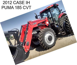 2012 CASE IH PUMA 185 CVT