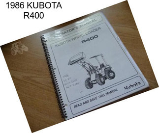 1986 KUBOTA R400