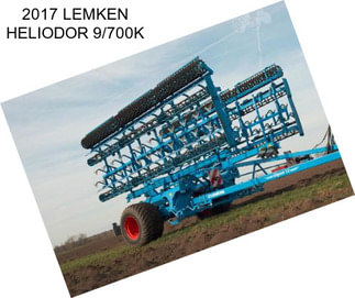 2017 LEMKEN HELIODOR 9/700K