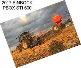 2017 EINBOCK PBOX STI 600