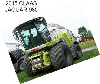 2015 CLAAS JAGUAR 980