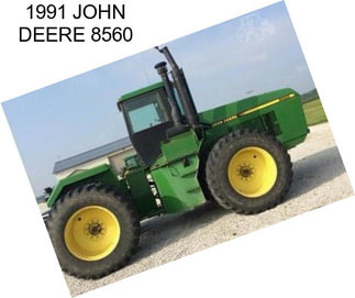 1991 JOHN DEERE 8560