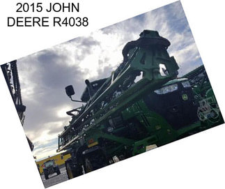 2015 JOHN DEERE R4038