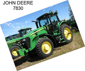 JOHN DEERE 7830