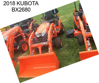 2018 KUBOTA BX2680