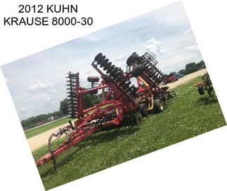 2012 KUHN KRAUSE 8000-30