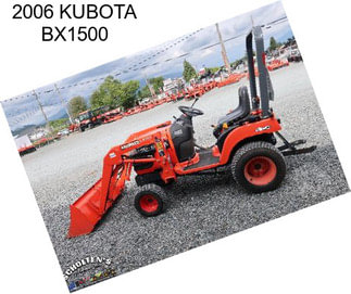 2006 KUBOTA BX1500