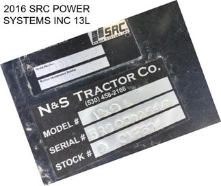 2016 SRC POWER SYSTEMS INC 13L