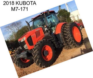 2018 KUBOTA M7-171