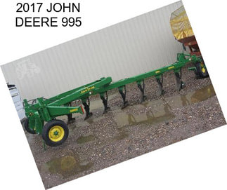 2017 JOHN DEERE 995