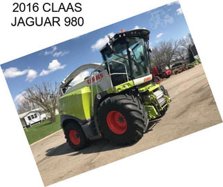 2016 CLAAS JAGUAR 980