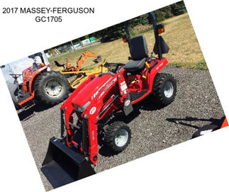 2017 MASSEY-FERGUSON GC1705