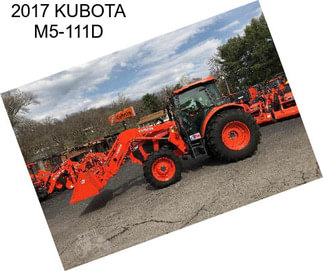 2017 KUBOTA M5-111D