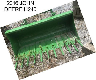 2016 JOHN DEERE H240