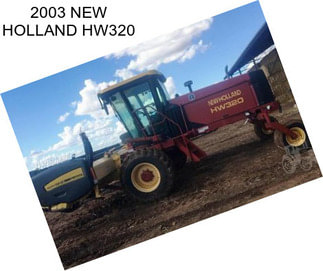 2003 NEW HOLLAND HW320