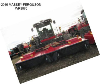 2016 MASSEY-FERGUSON WR9870