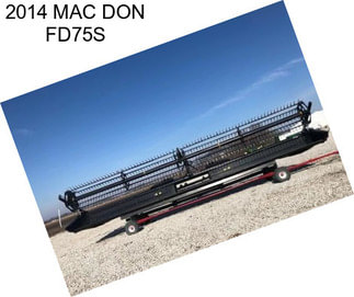 2014 MAC DON FD75S