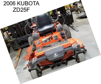 2006 KUBOTA ZD25F