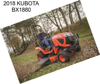 2018 KUBOTA BX1880