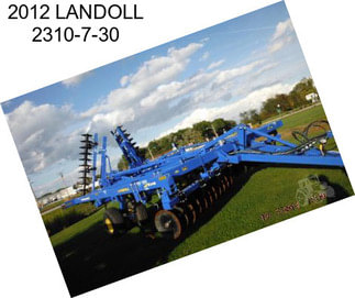 2012 LANDOLL 2310-7-30