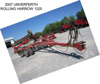 2007 UNVERFERTH ROLLING HARROW 1225