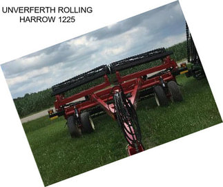 UNVERFERTH ROLLING HARROW 1225