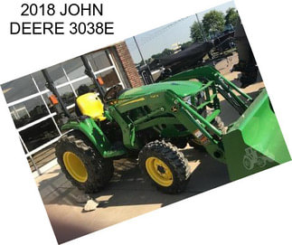 2018 JOHN DEERE 3038E