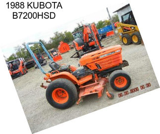 1988 KUBOTA B7200HSD