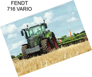 FENDT 716 VARIO