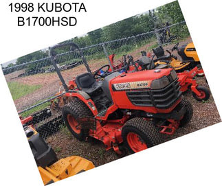 1998 KUBOTA B1700HSD