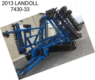 2013 LANDOLL 7430-33
