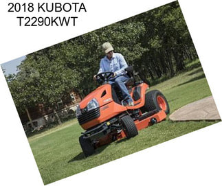 2018 KUBOTA T2290KWT