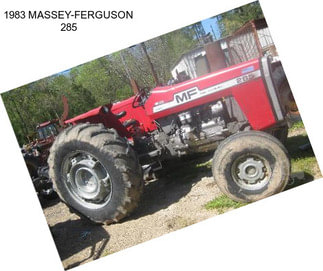 1983 MASSEY-FERGUSON 285