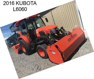 2016 KUBOTA L6060