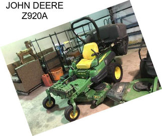 JOHN DEERE Z920A