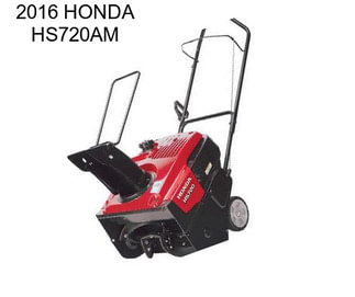 2016 HONDA HS720AM
