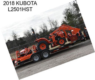 2018 KUBOTA L2501HST