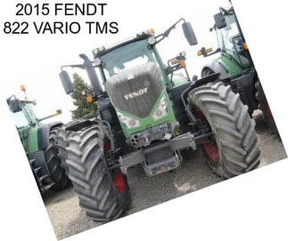 2015 FENDT 822 VARIO TMS
