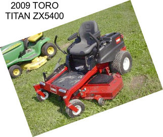 2009 TORO TITAN ZX5400