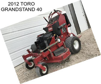 2012 TORO GRANDSTAND 40