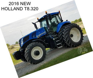 2016 NEW HOLLAND T8.320