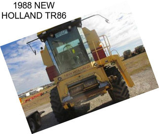 1988 NEW HOLLAND TR86